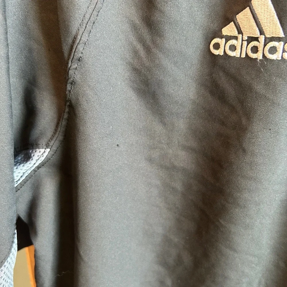 Miami University Redhawks Adidas Mens Black ClimaLite Quarter Zip‎ Shirt Large